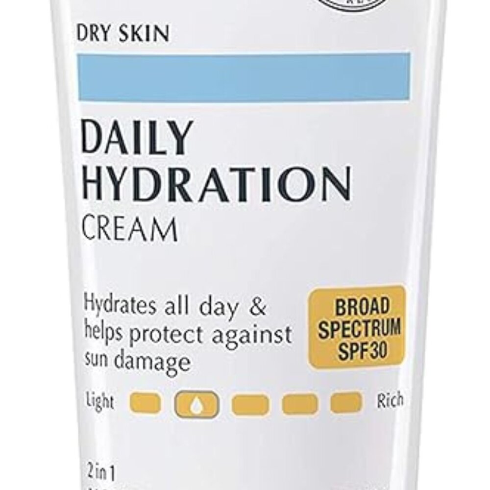 Eucerin Daily Hydration Broad Spectrum SPF 30 Sunscreen Body Cream for Dry Skin